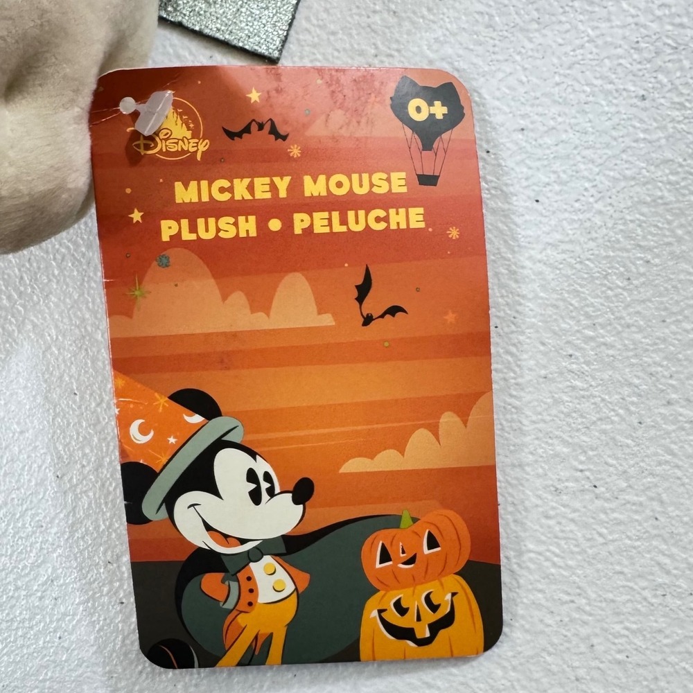 Disney Parks 2025 Halloween Mickey Mouse Wizard Plush Orange Wizard Hat‎ Costume - Picture 4 of 7